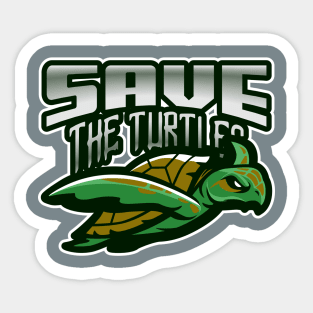 SAVE THE TURTLES Sticker